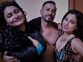 Tina, Suchorita & Rahul, Utter flick, Accoutrement 1: A depreciatory threesome with two gaffer babes