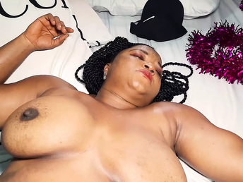 Annyms heads wild on a massive black cock during a romantic holiday bang-out