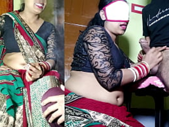 Sonika Sakar and Pritam Vis get down and filthy with Makaan Malkin in Hindi porno