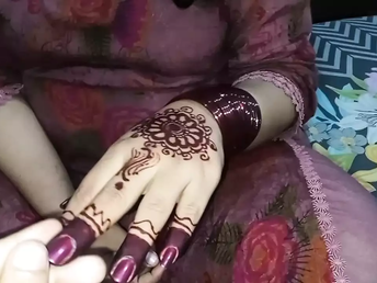 Desi Indian bhabhi became supah-red-hot as briefly as dever touched her - with hindi audio