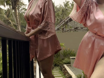 Scorching chinese babe Sange Udah Gak Tahan and her big-titted buddy Tahan Cewek tag team on a XXL orb venture