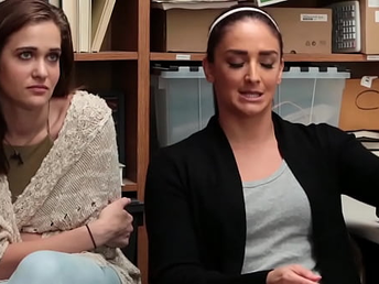 Young Daughter-in-law And Hot stepMom Plow The Security Officer To Avoid Fine