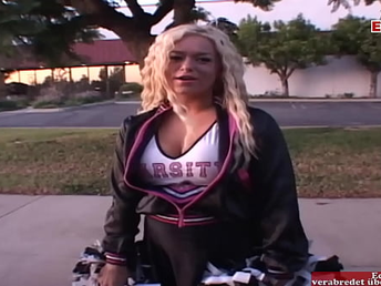 18yo towheaded Teen with natural tits pick up at the street