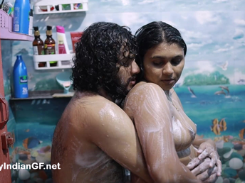 Fucking My Giant Boobs Hot Indian Gf In Shower