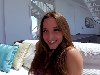 AMIRAH ADARA Big Cock Point of view ANAL All The Way Down Deepthroat Facefuck and Jizm Gulp - WoW! A