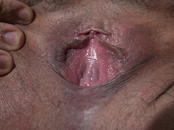 first-timer step-mom lets horny stepson view inside her mature pussy