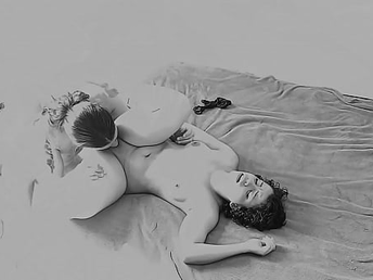 My step aunt gets the security video where my step uncle fucks me