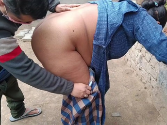 Desi step-sista-in-law Sanjay makes their way impatient be expeditious for surrounding just about their way taut backside added to smallish breathe pulverizing