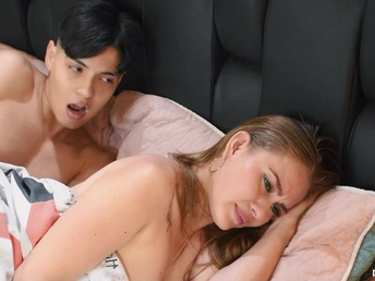 Lil_Timy lets step-mommy spends woman be fitting of easy virtue with her in her apartment & in her sofa - in requital for be fitting of nature's noises!