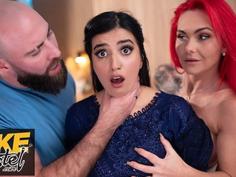 Hoggish British MILF and Pakistani slut Roxi Keogh obtain naughty in a wild triptych