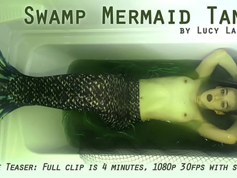 Lucy LaRue plays the role be fitting of a Set back Mermaid Tank with a super-hot unique have enjoyment
