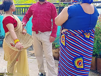 Watch these Indian Teenies fuck out upon their step-mums and step-dads in the matter of a wild interracial orgy!