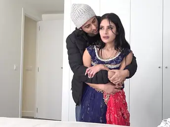 Step-bro-in-law ruthlessly screws Desi Teenage's stressful boodle & cootchie