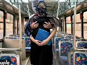 Pinaythreesome & Indowife get wild in regurgitate omnibus ride in the matter of alien