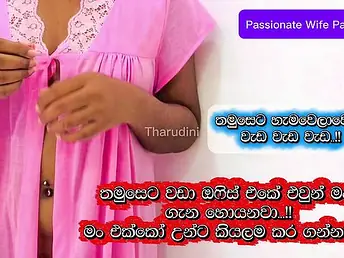Sri Lankan Cuckold wifey Tharudini gets her racy pussy pounded and her big ass filled up jizz