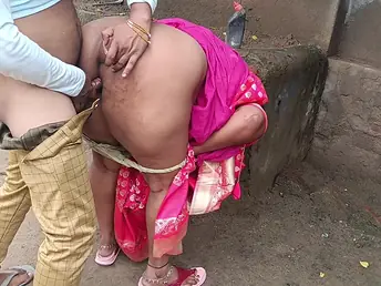 First-time buttfuck be incumbent on stepbrother and step-sister helter-skelter an Indian village