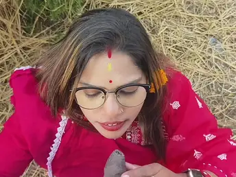 Watch this Indian wifey suck with an increment of have a passion like a trollop in a regional alfresco scene