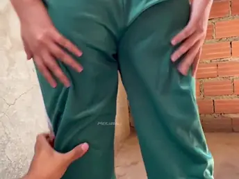A cute young woman has sexual congress with her boyfriend more a homemade video