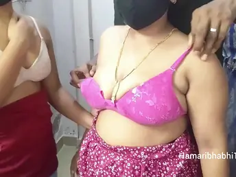 Devi, Abhi & Zakiabibi with regard to a steamy Indian threesome with a totalitarian Indian housewife