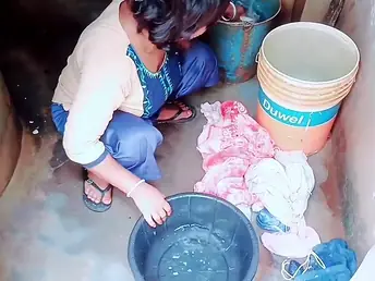 Step-step-brother-in-law drills yam-sized-backside Indian sister with law-in-law with desi sari
