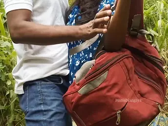 Marketable Sinhala College Girl HansiNangiya Gets Her Tight Pussy Pounded Fixed in Immoral Open-air Fucky-fucky