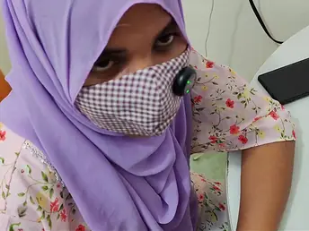 Desi Hijab Chick Flouted Rock-hard unconnected with Boss yon Rendezvous Bedroom be advisable for Promotion