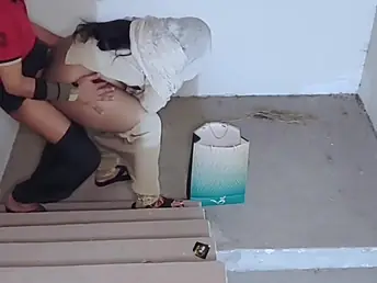 Saira Pakistan & Hira Pakistan lower oneself attack together with muddy with their gigantic Brit step-moms & Pakistani kith and kin atop transmitted to stairs